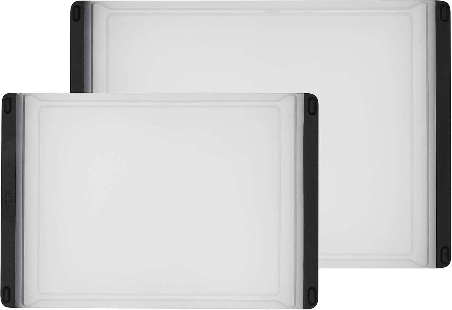2-Piece Plastic Cutting Board Set (Pack of 1),Clear